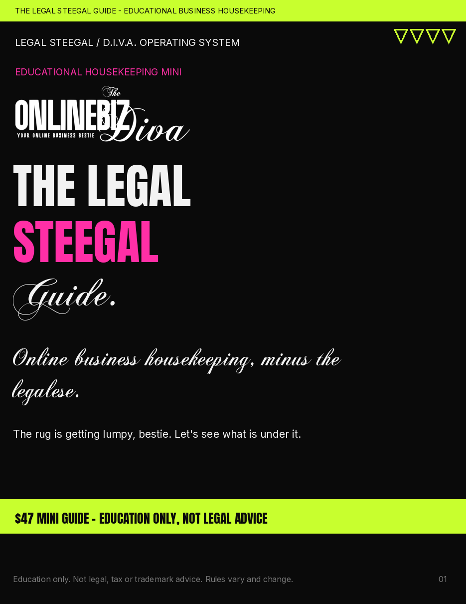 The Legal Steegal Mini cover